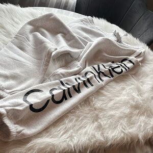 Heather Gray Logo Sweatpants